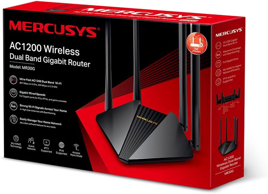 Roteador Mercusys Gigabit